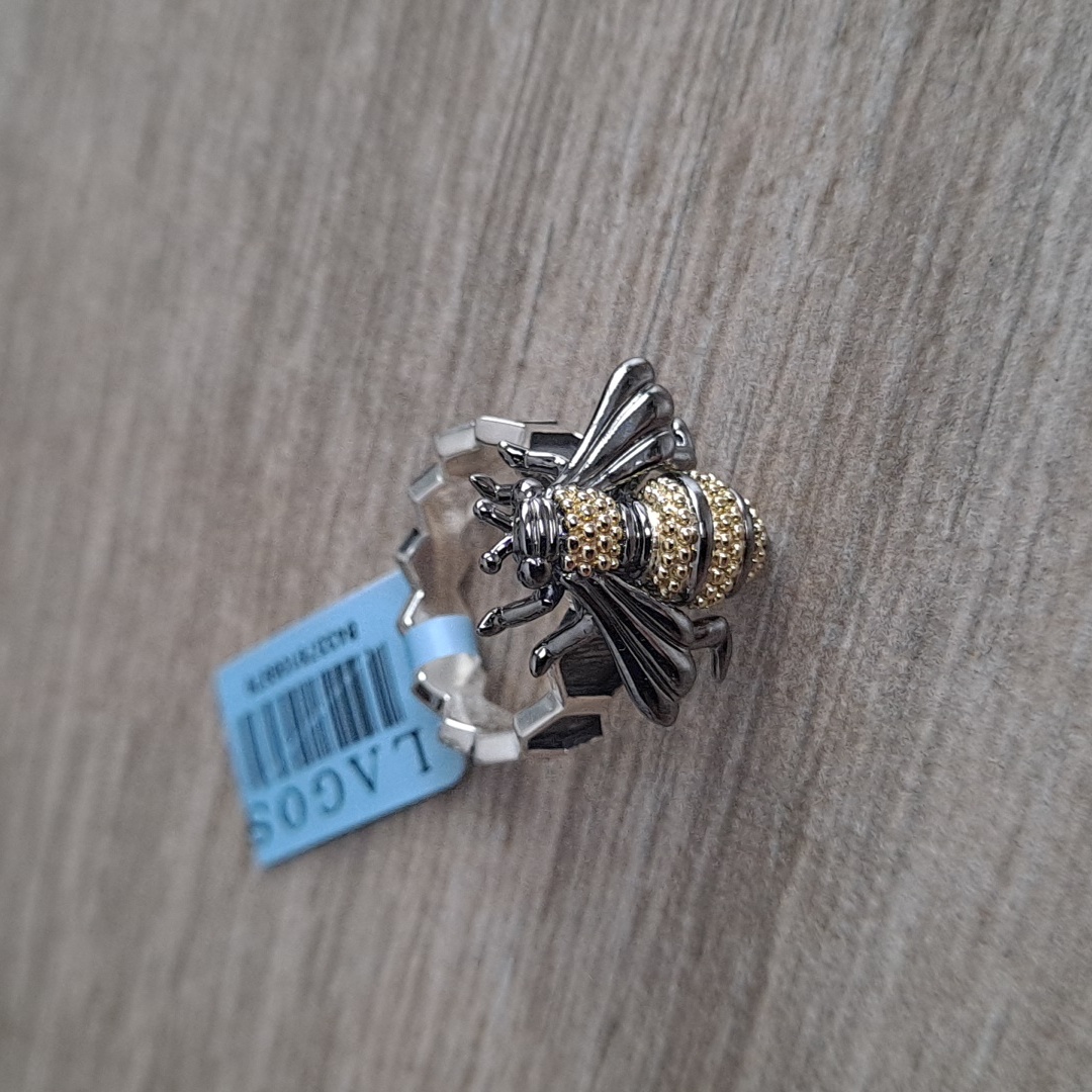 Nwt Lagos Rare Wonders Honey Bee Ring